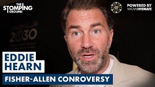 "IT WAS A DRAW!" Eddie Hearn IMMEDIATE REACTION To Johnny Fisher Beating Dave Allen & Talks Rematch