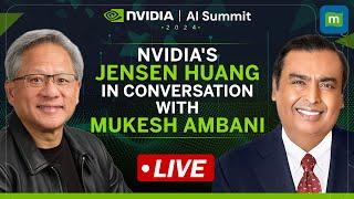 Nvidia's Jensen Huang speaks to Mukesh Ambani on AI reshaping industries, India's rise as AI leader