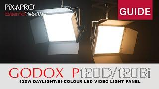 GODOX P120D/P120Bi LED Video Light Panels  - Operation Guide