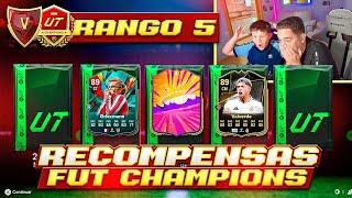 DELANTERO BRUTAL A MINIKIKI EN SUS RECOMPENSAS DE FUT CHAMPIONS RANGO 5 !! EA FC25