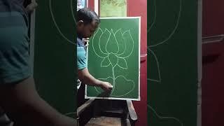 Easy lotus flower drawing#drawing #shortsvideo