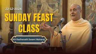 Sunday Feast 22 Dec 2024 By HH Radhanath Swami Maharaj | ISKCON Chowpatty