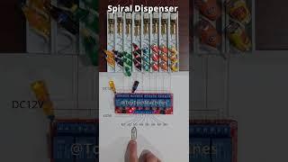 DIY Vending Machine Spiral Dispensing System