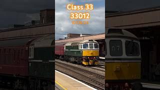 A Rare train Class 33 on the main line 33012 Lt Jenny Lewis RN #trainspotting #class33 #trains