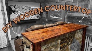 DIY Wood Butcher Block Countertop: How to Build a Custom Countertop from Scratch for Under $50