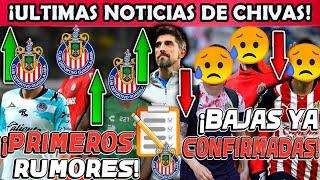  PRIMEROS RUMORES DE FICHAJES QUE SUENAN PARA CHIVAS! MAS ALTAS CONFIRMADAS DEL REBAÑO PARA 2024!