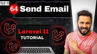 Laravel 11 tutorial in Hindi #64 Send Email | laravel send mail with smtp