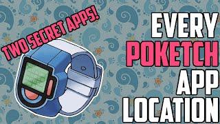 The Pokétch - ALL 25 Apps & Locations (Two Secret Apps!)