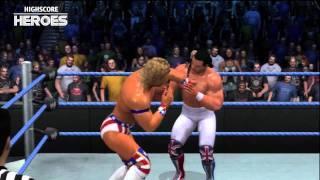 SmackDown vs Raw 2011: Lex Luger vs. British Bulldog [Gameplay] [HD]