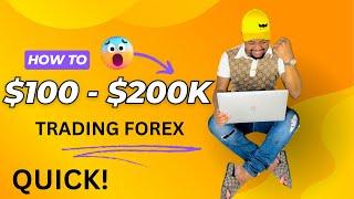 See How My New Forex Robot Took $100 into $200,000 in no time! (FASTEST ACCOUNT FLIP IN YOUTUBE)