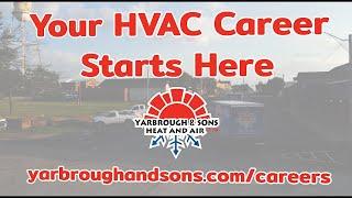 Start Your HVAC Career Today | Yarbrough & Sons