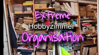 Messie Hobbyzimmer neu sortiert und organisiert ‍ mit vielen Tipps und Tricks