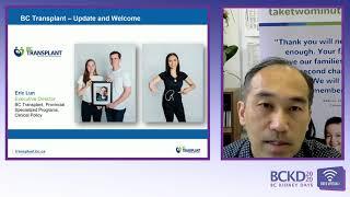 BC Transplant Overview - BC Kidney Days 2020