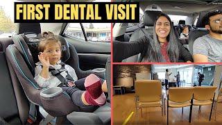 IVY'S FIRST DENTAL VISIT IN CANADA  | Indians in Canada | Choudhary family vlogs