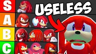 Ranking How USELESS Knuckles is in Every Sonic Game