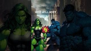 She-Hulk vs Blue Hulk: Gamma Power Meets Strategic Fury!