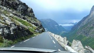 Driving Trollstigen in Thunder Storm (FULL HD HQ, Norway)