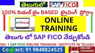 APP - SAP FICO Online Training In Telugu - FICO Online Training In Telugu - SAP FI Course in Telugu