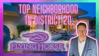 Best/Top neighborhoods in Colorado Springs. Flying Horse and Village of Toscano at Flying Horse.