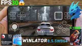 تشغيل لعبة Need for Speed Hot Pursuit على محاكي Winlator 8.5.5WB64 بمعالج Snapdragon 778G 