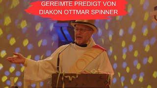 gereimte Predigt von Diakon Ottmar Spinner zu Fasent