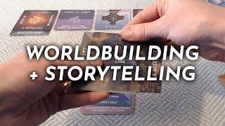 How to create a setting with Deck of Worlds & fill it in with The Story Engine Deck