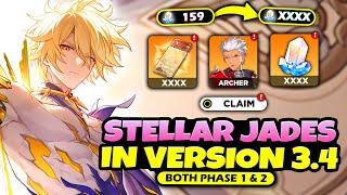 NEW UPDATE! STELLAR JADES CALCULATION IN VERSION 3.4 FOR PHAINON AND SABER - Honkai: Star Rail