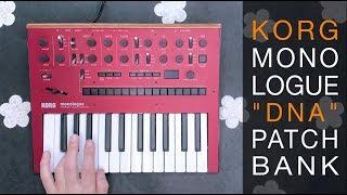 Korg Monologue Presets for Ambient, Techno and Electronica - Sound Demo (No Talking)