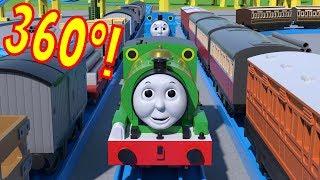 360º TOMICA Thomas and Friends: Percy's Vicarstown Special (A 360º Video with a Story!)