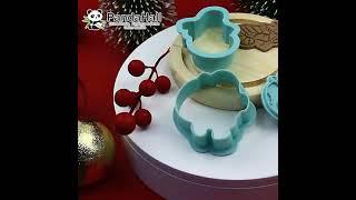 Christmas Theme Plastic Cookie Cutters, Baking Tools(DIY-K061-06) #pandahall #diy #bakery #christmas