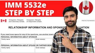 SPOUSE PR CANADA Sponsorship Evaluation and Relationship Questionnaire IMM 5532e Part A