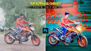 SMART Background Change Photo Editing in Photoshop CC by Educative Bikash in Hindi