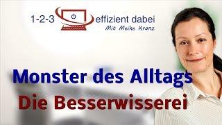 Monster des Alltags - Die Besserwisserei