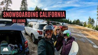 CALIFORNIA SNOWBOARDING || RV LIVING || ADVENTURE ENDEAVOR