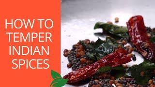 How to Make Tadka | Tempering Spices | South Indian Tadka Recipe