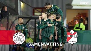 PRACHTIGE VRIJE TRAP valt onderkant lat binnen!  | Samenvatting Jong Ajax - FC Emmen