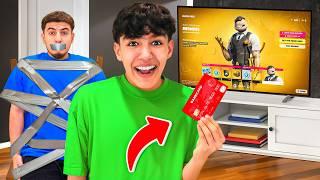 Little Brother Stole My Credit Card To Buy NEW OG Chapter 2 Remix Battle Pass In Fortnite!