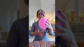 Use a balloon and ping pong ball to show how the cervix thins and dilates during labor