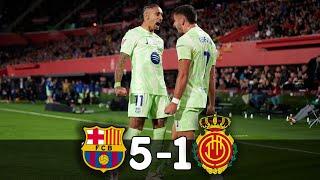 BARCELONA APLASTA al MALLORCA 5 - 1 - ANÁLISIS - LALIGA 2024