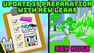  UPDATE 35 PREPARATION + NEW LEAKS INCLUDING SHINY HUNTER GAMEPASS AND MORE IN PET SIMULATOR 99