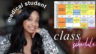 Reaction to Med School Class Schedule: Year 2 | #premed #medschool #medstudent