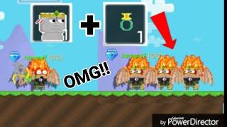 Crown of Duplication + Gemini Ring! OMG!! ( 3 JAMEW7 ) - Growtopia