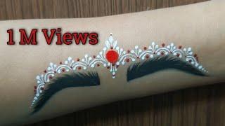 Simple and easy dot bindi design toothpick | Kolka design | Chandan Art for beginners | SULIPA 