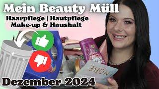 Das habe ich AUFGEBRAUCHT ️️ im Dezember 2024 | Hautpflege | Haarpflege | Make-up & Haushalt