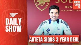 Arteta Signs New 3 Year Deal - Odegaard Out For 3 Weeks - Arteta Linked With Guerra