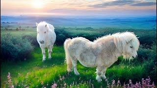 Don’t Miss Adorable Shetland Ponies in hauntingly Beautiful Paddock video!