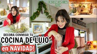 DECORACIÓN DE LA COCINA EN NAVIDAD HAZ TU COCINA de LUJO y ELEGANTE en MINUTOS  IDEAS PARA DECORAR