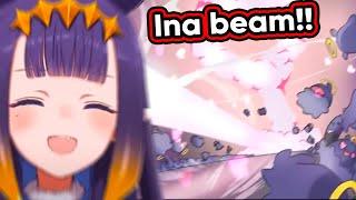 Ina gave us two bonus Ina-Ina beam!