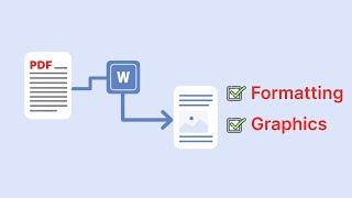 How to convert PDF to Word without losing formatting and graphics