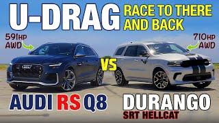 U-DRAGS: Audi RS Q8 vs. Dodge Durango SRT Hellcat